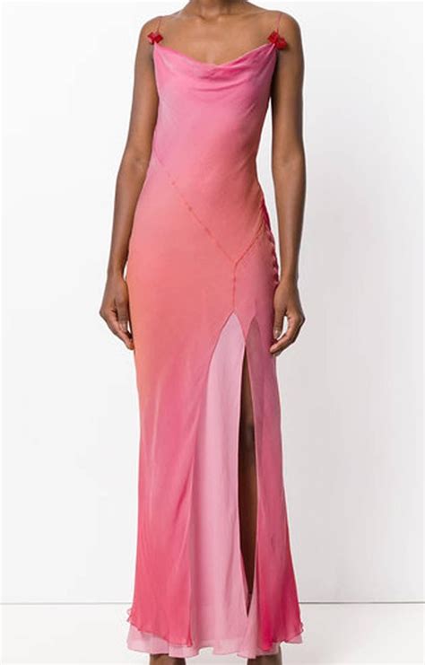 dior pink outfit|Dior off shoulder gown.